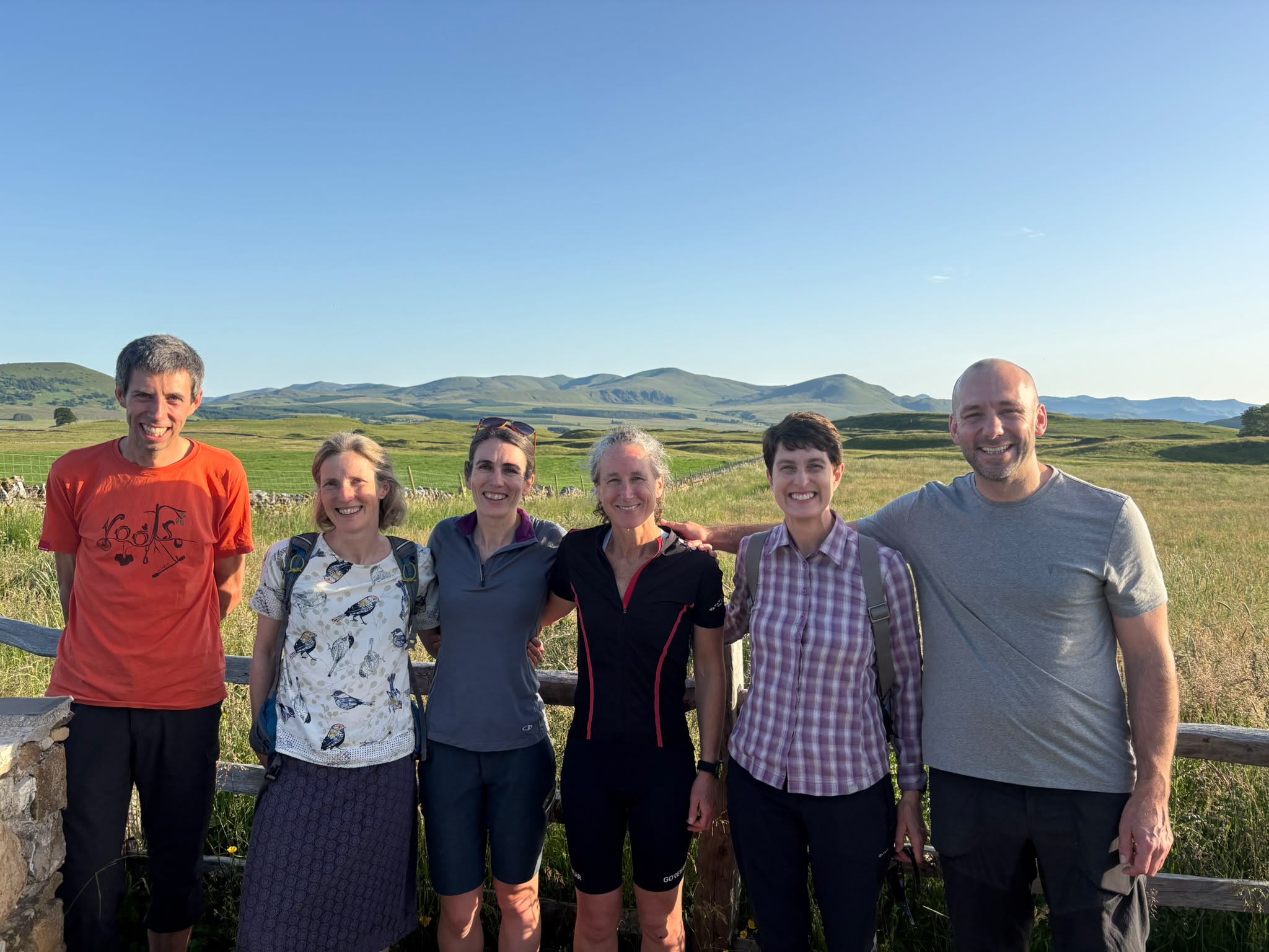 Group photograph showing Dr Rachel Kidd